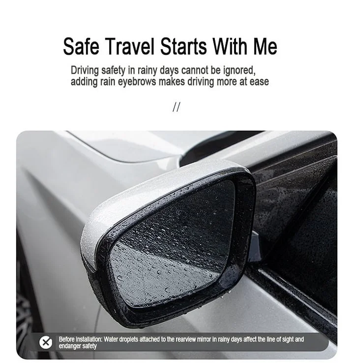 Horký výprodej ✨50% SLEVA ✨Déšťové obočí z uhlíkových vláken✨4 ks ✨