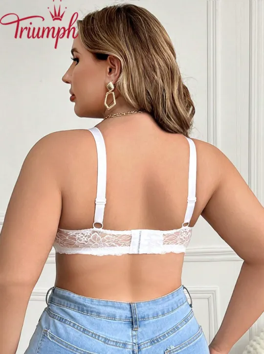 Triumph - (3 ks) Sexy krajková podprsenka nadměrné velikosti