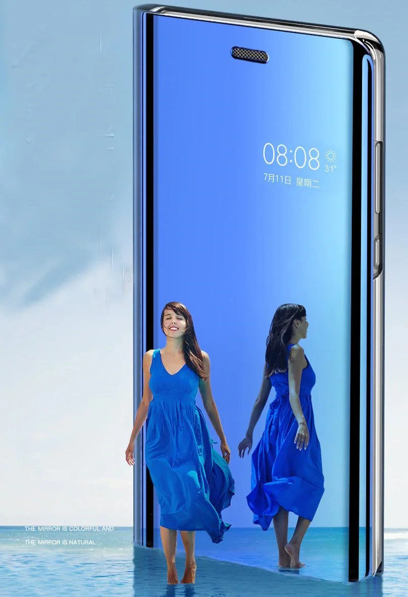 Skládací pouzdro na telefon se zrcátkem