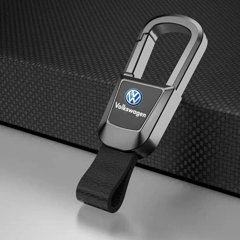 🔥Žhavý výprodej🔥Exkluzivní logo🔥Neztracená kožená klíčenka do auta