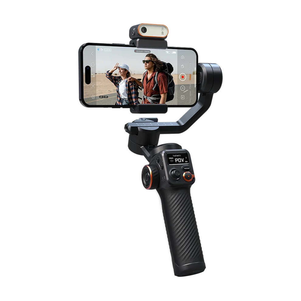 Ruční kardanový stabilizátor Hohem iSteady M6 Kit pro Smartphone Selfie stativ s magnetickým výplňovým světlem AI pro video světla