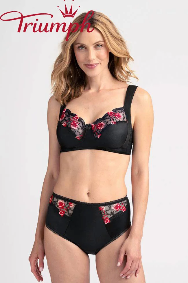 TRIUMPH - 3 ks (75A-110F) 💝 Bílá podprsenka bez výšivky✨