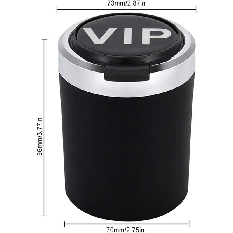 Woyuosn bezdýmný nerezový LED popelník do auta