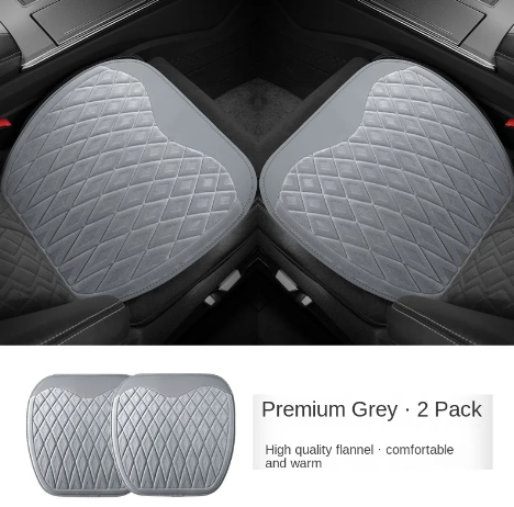 Kožené plyšové podsedáky na autosedačky zimní krátké plyšové podsedáky