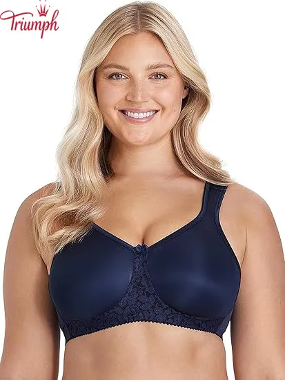 Triumph - (3 ks) Hladká krajková tričková podprsenka, bez kostic