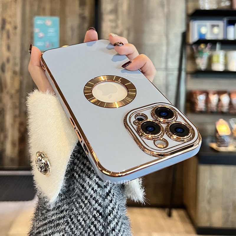 Pozinkované pouzdro na iPhone s fólií chránící čočku fotoaparátu