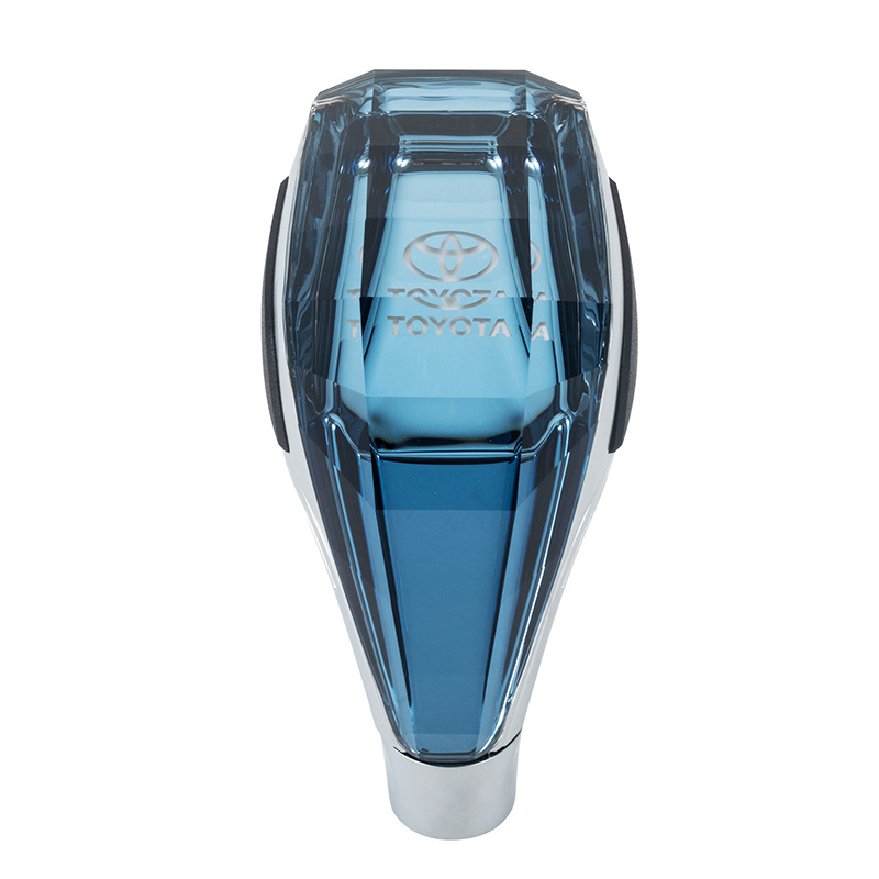 Hlavice řadicí páky s krystalovým LED osvětlením se hodí pro většinu vozů