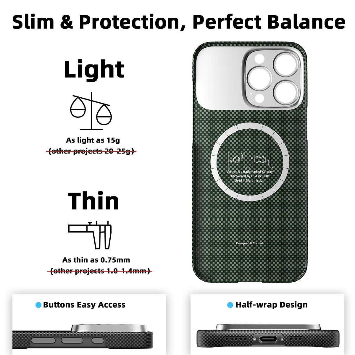 Globální limitovaná edice magnetického chytrého ochranného pouzdra Future Technology (kompatibilní s iPhone 17-12)