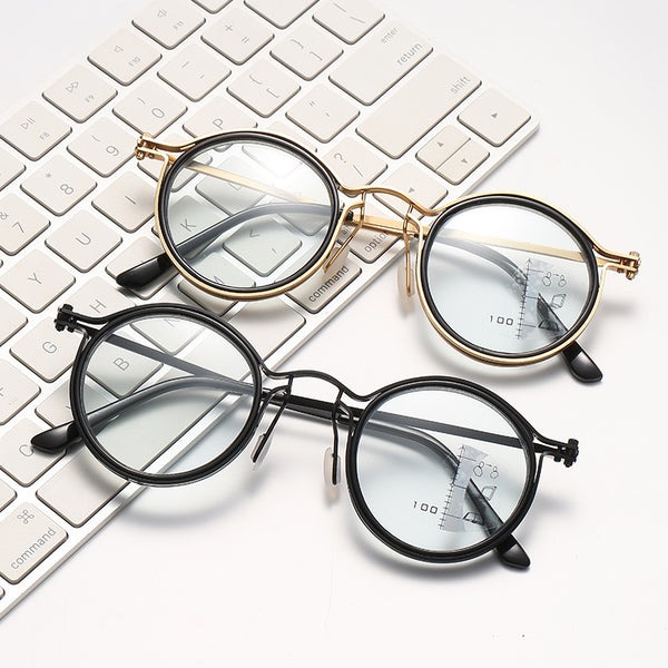 Ultralehké multifokální fotochromatické brýle na čtení, které blokují modré světlo