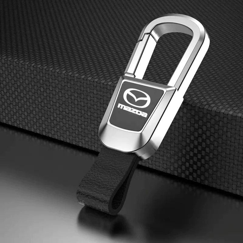 🔥Žhavý výprodej🔥Exkluzivní logo🔥Neztracená kožená klíčenka do auta