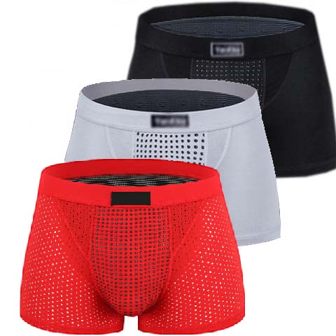 【3 kusy 799Kč】 Pánské masážní prádlo s technologií negativních iontů, černé