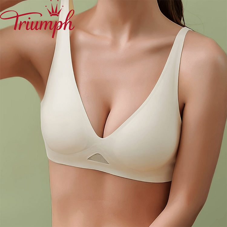 Triumph-Bezdrátová podprsenka Push Up Ice Silk[75A-110E]