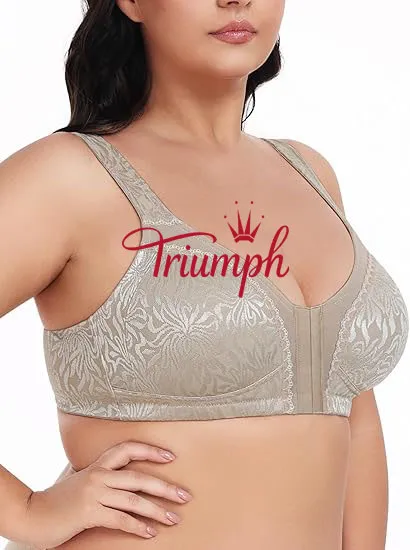 Triumph -Balení po 3🔥 Dámská celoplošná bezdrátová podprsenka bez podšívky