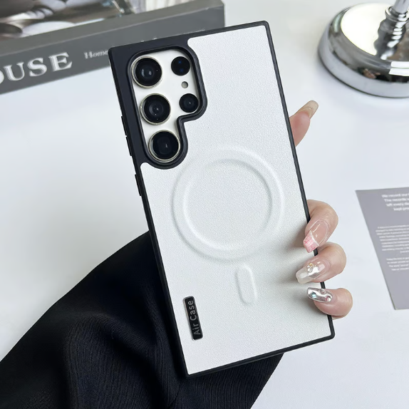 Kovové pouzdro na objektiv s ochranou proti pádu, pouzdro s magnetickým držákem pro Samsung S22 až S24 Ultra