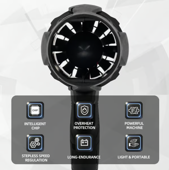 💥Turbo Jet Blower, Akumulátorový Turbo Super Power Air Duster