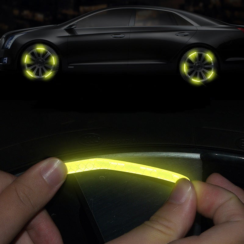 Reflexní výstražné nálepky na pneumatiky-20 KS