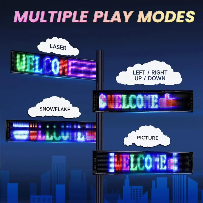 🔥VÝPRODEJ SLEVA 49 % - Ultratenká flexibilní LED obrazovka Bluetooth