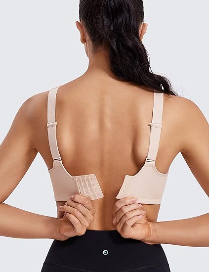 Triumph - 3 kusy 🔥Dámská vysoce odolná sportovní podprsenka, nastavitelná podprsenka s vysokou oporou se závodními zády