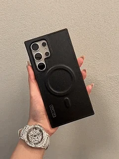 Kovové pouzdro na objektiv s ochranou proti pádu, pouzdro s magnetickým držákem pro Samsung S22 až S24 Ultra