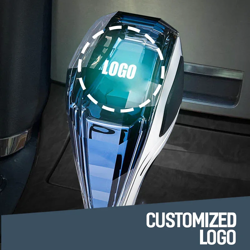 Hlavice řadicí páky s krystalovým LED osvětlením se hodí pro většinu vozů