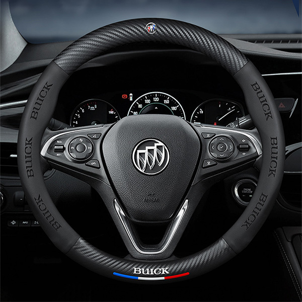 Poťah na volant z uhlíkových vlákien z semišu