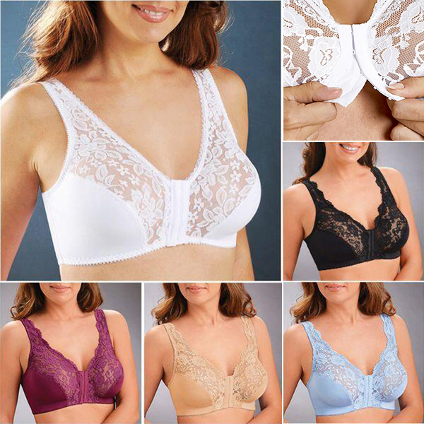 (2 kusy) Podprsenka s predným zapínaním - mäkká a pohodlná, zaručená kvalita