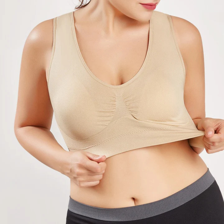 (3 kusy = €39) Vysokokvalitná a pohodlná športová podprsenka