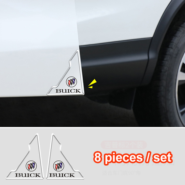 (8 kusy/1 sada) Nálepka proti kolízii na rohové dvere auta