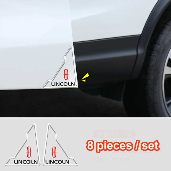 (8 kusy/1 sada) Nálepka proti kolízii na rohové dvere auta