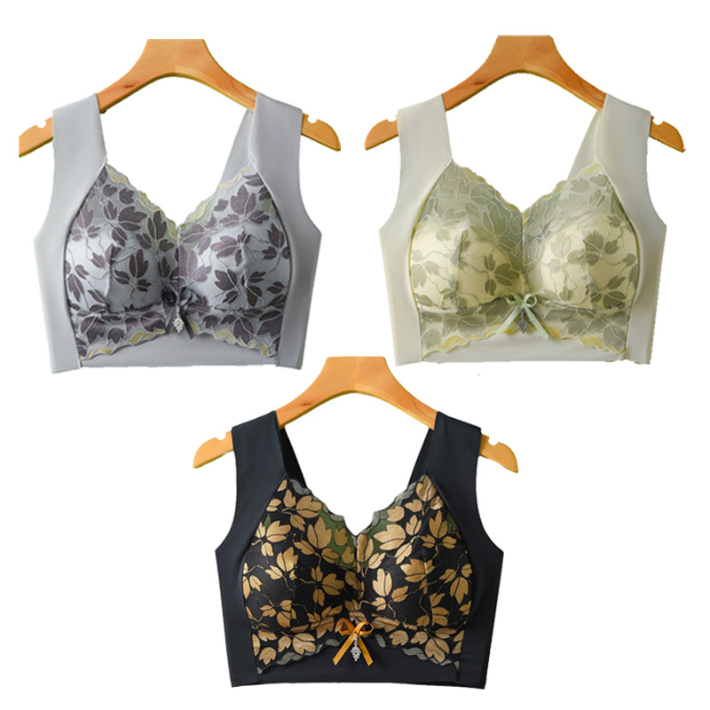 (3 kusy)🔥Letné podprsenky - pohodlné, zdvíhajúce, elastické podprsenky