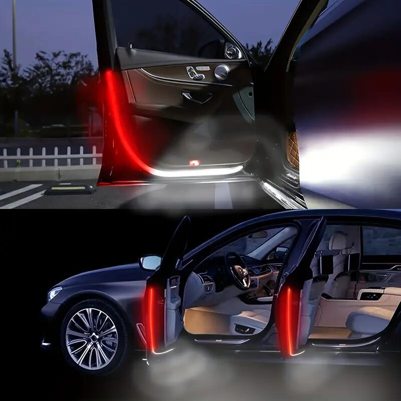 Svetelný pásik na dverách auta
