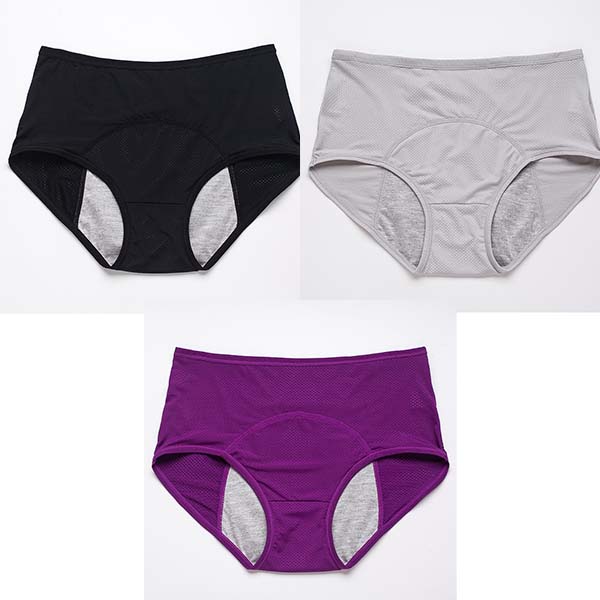 (3 kusy = €39) Elastické priedušné spodné prádlo proti pretekaniu