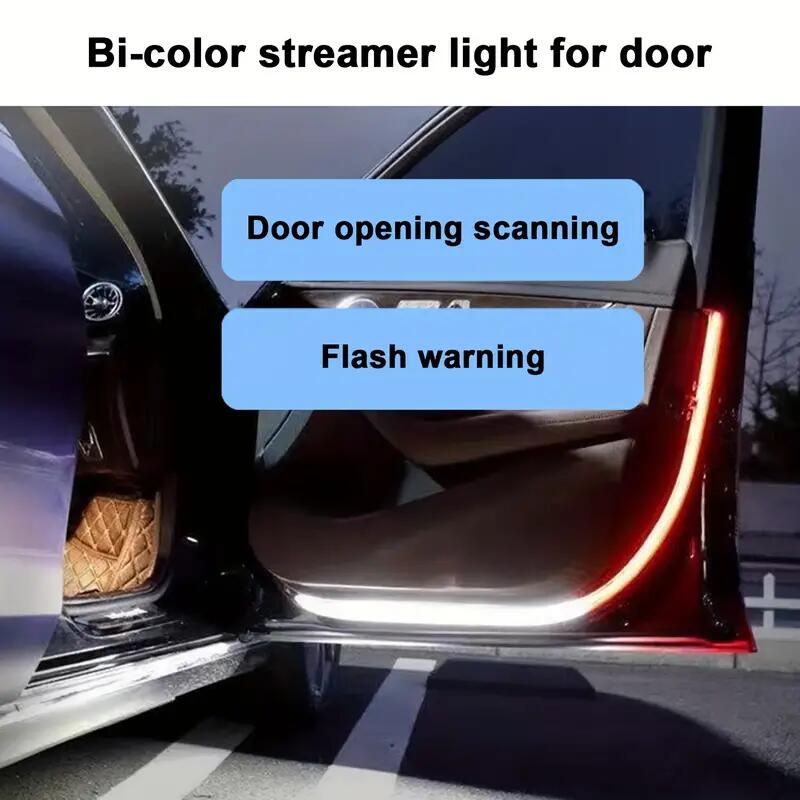 Svetelný pásik na dverách auta