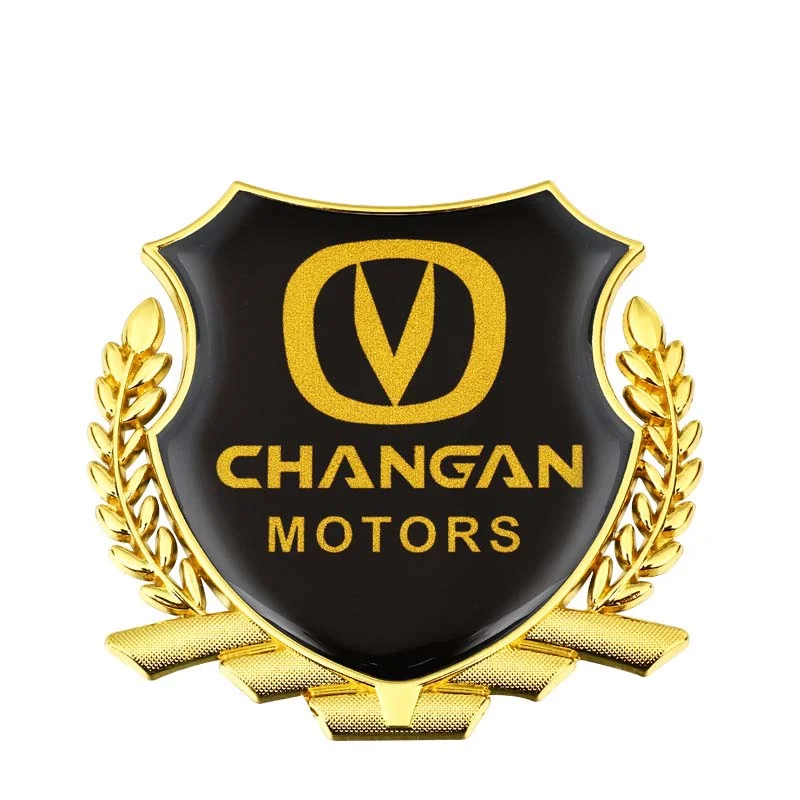 (2 kusy) 3D kovová nálepka na auto