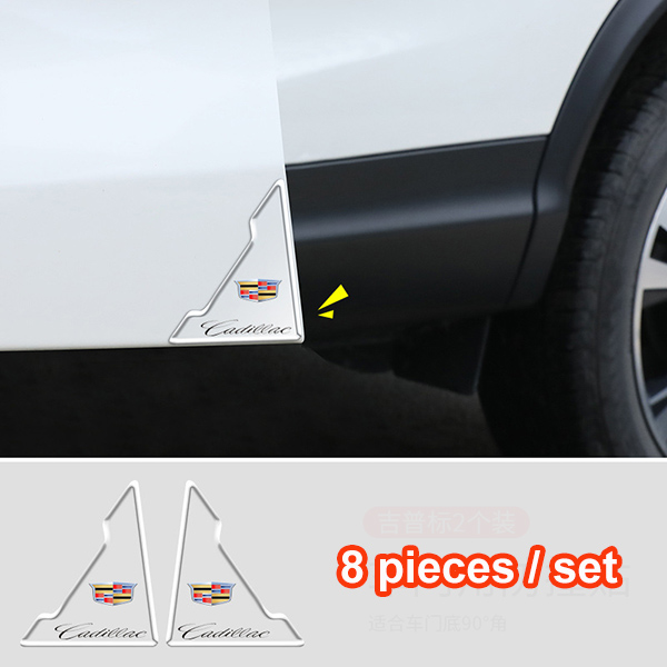 (8 kusy/1 sada) Nálepka proti kolízii na rohové dvere auta