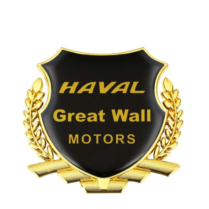 (2 kusy) 3D kovová nálepka na auto