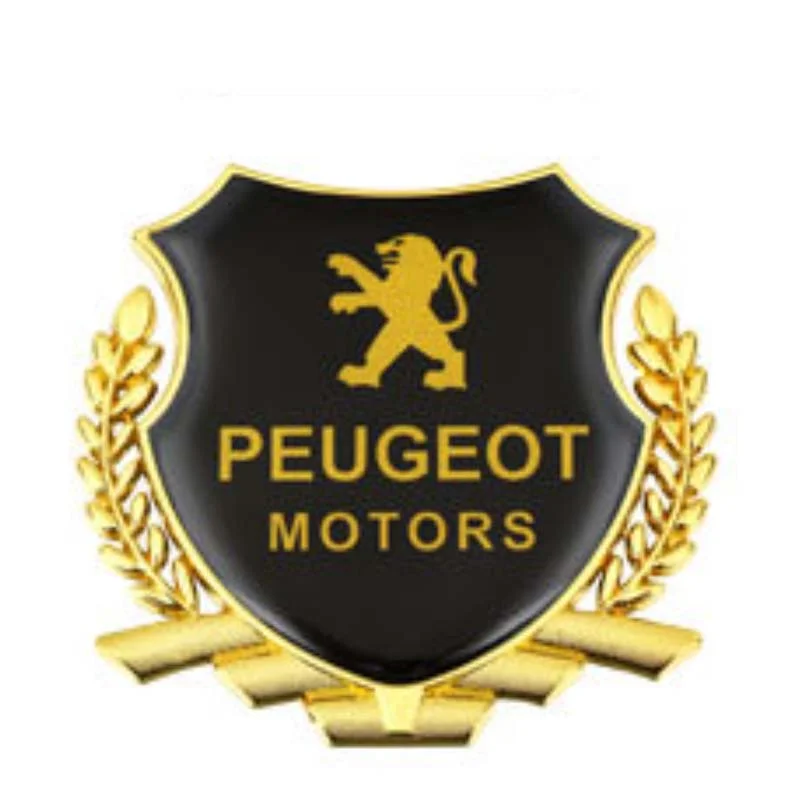 (2 kusy) 3D kovová nálepka na auto