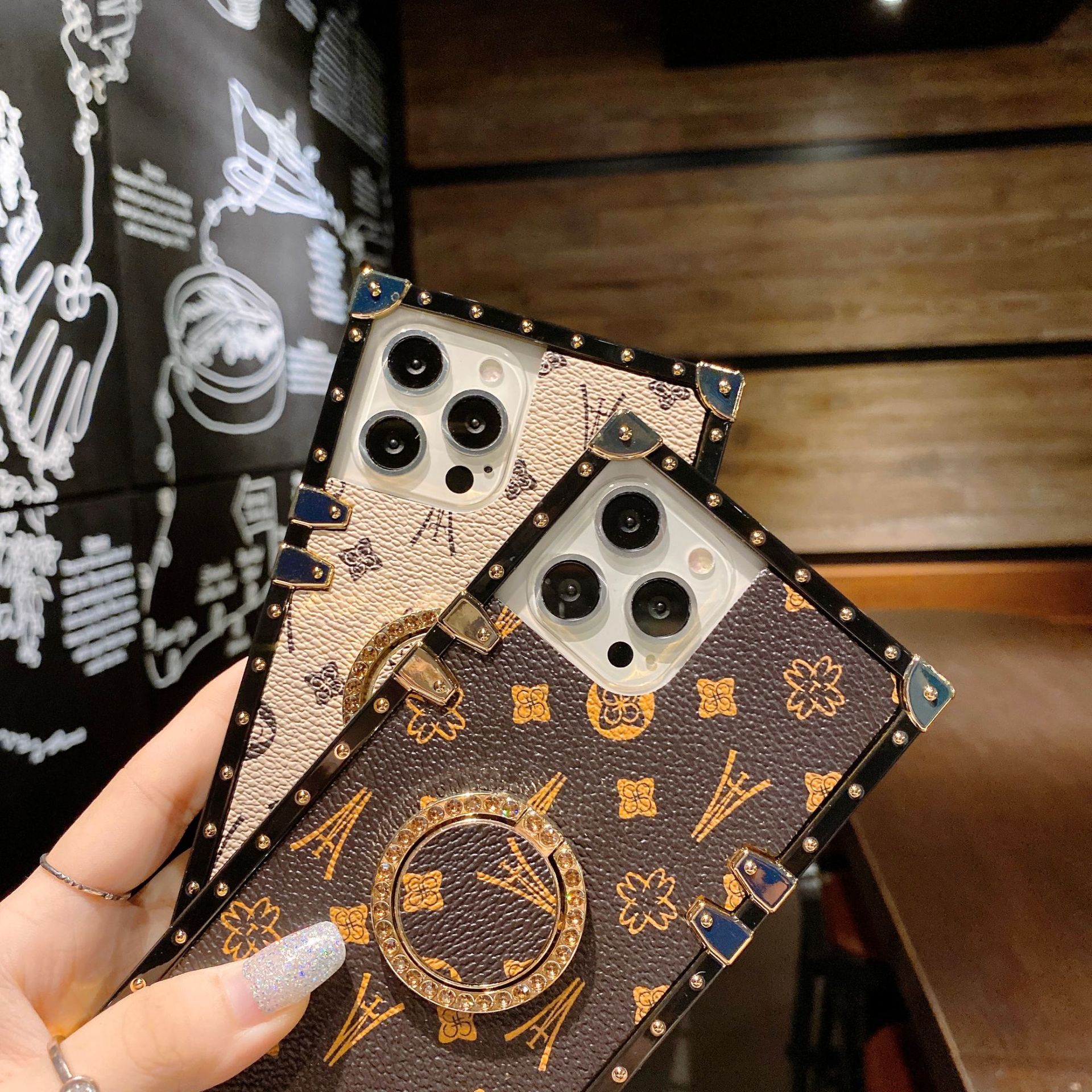 Luxusné puzdro na mobilný telefón pre iPhone/Samsung