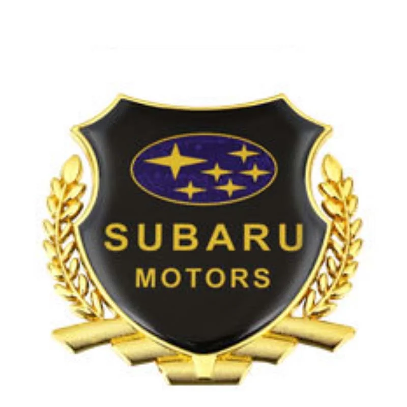 (2 kusy) 3D kovová nálepka na auto