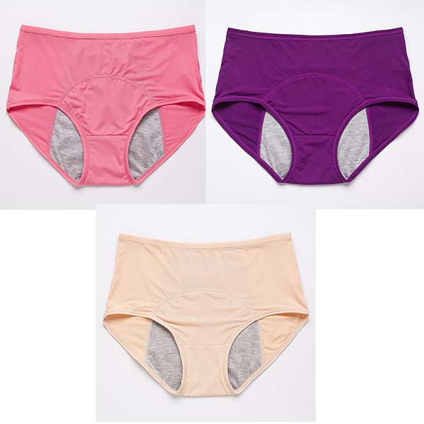 (3 kusy = €39) Elastické priedušné spodné prádlo proti pretekaniu