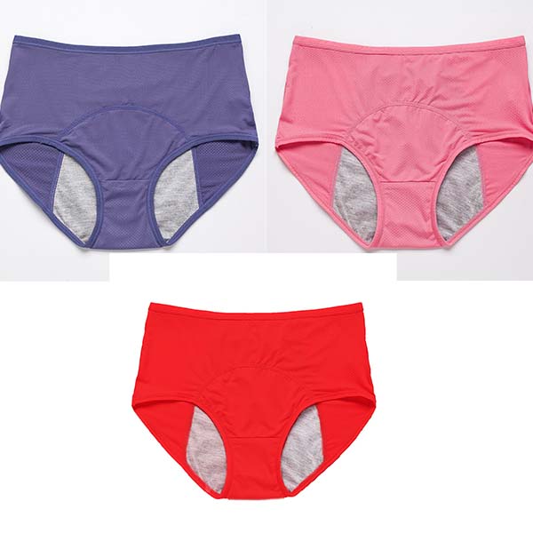 (3 kusy = €39) Elastické priedušné spodné prádlo proti pretekaniu