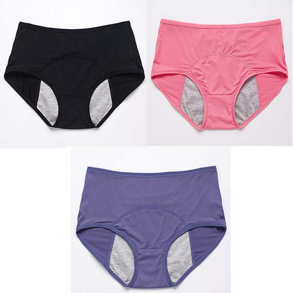 (3 kusy = €39) Elastické priedušné spodné prádlo proti pretekaniu