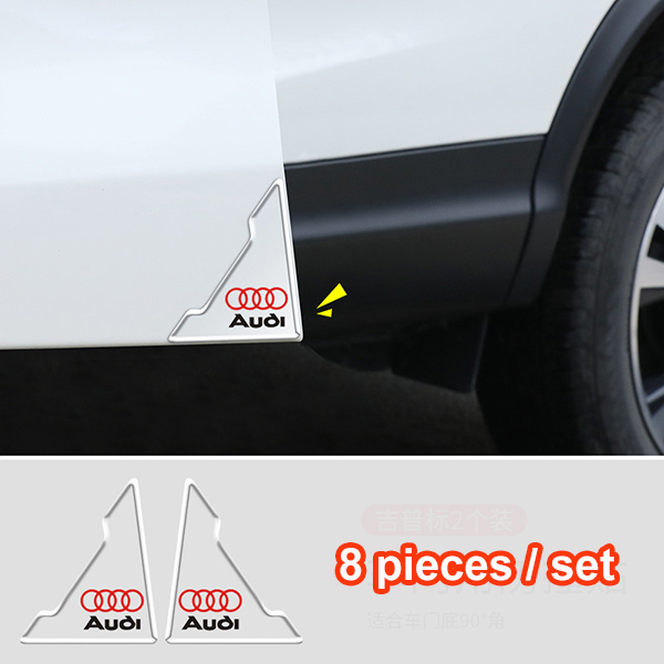 (8 kusy/1 sada) Nálepka proti kolízii na rohové dvere auta