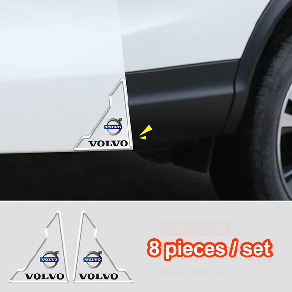 (8 kusy/1 sada) Nálepka proti kolízii na rohové dvere auta