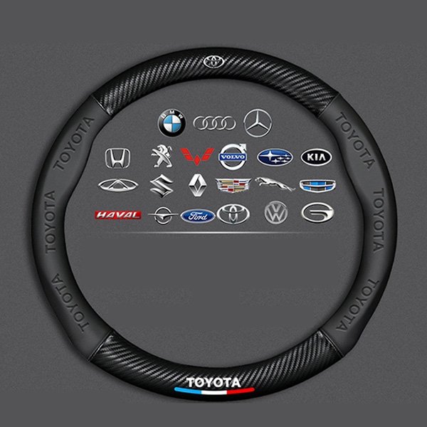 🔥Poťah na volant z uhlíkových vlákien z semišu - Platba pri doručení
