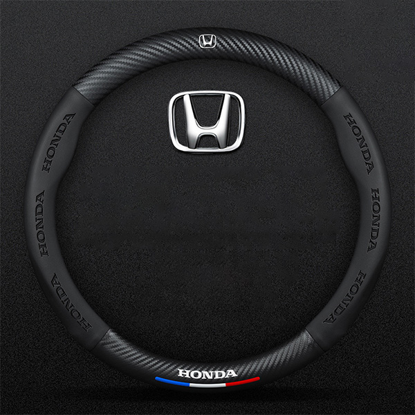 Poťah na volant z uhlíkových vlákien z semišu