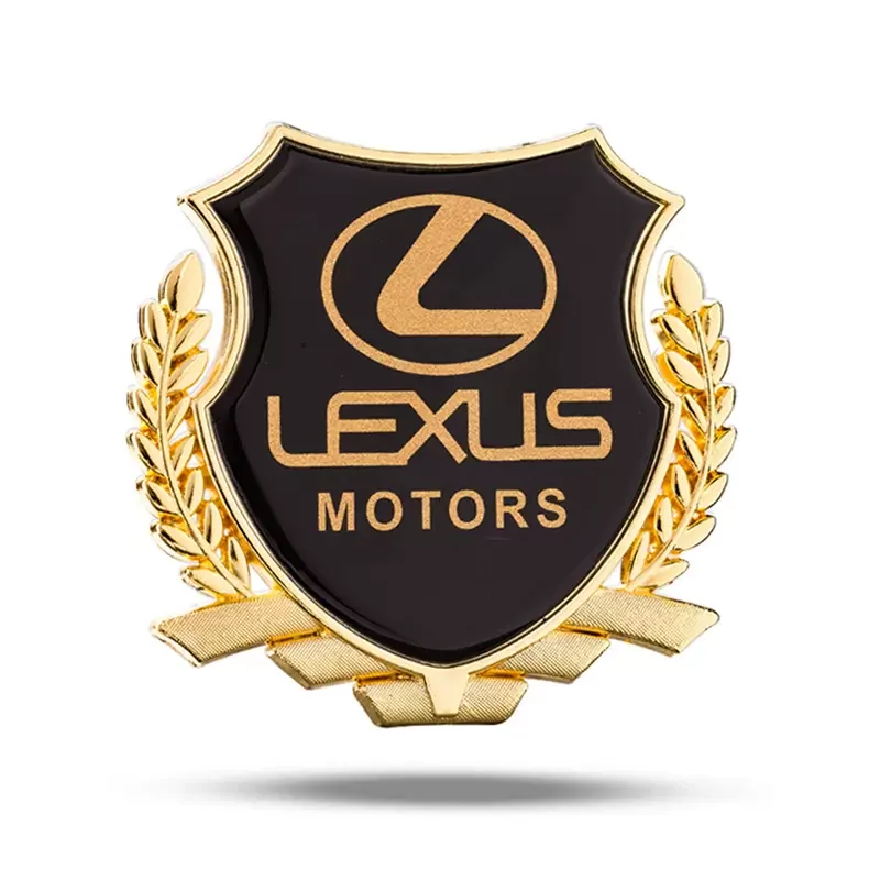 (2 kusy) 3D kovová nálepka na auto