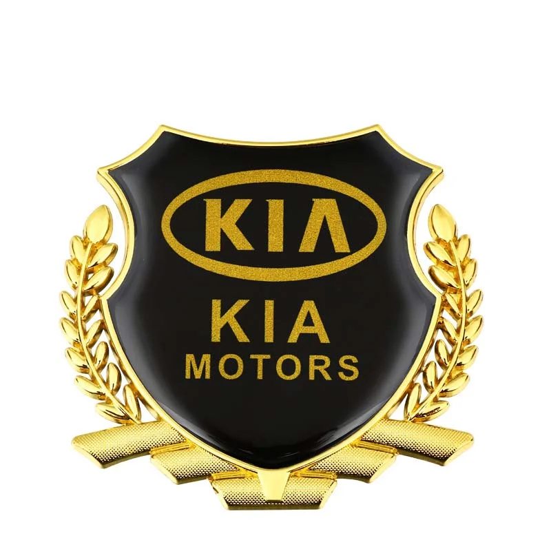 (2 kusy) 3D kovová nálepka na auto