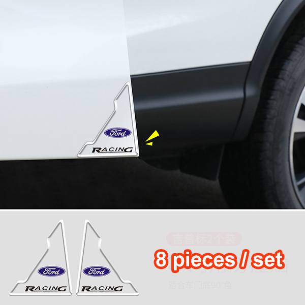 (8 kusy/1 sada) Nálepka proti kolízii na rohové dvere auta