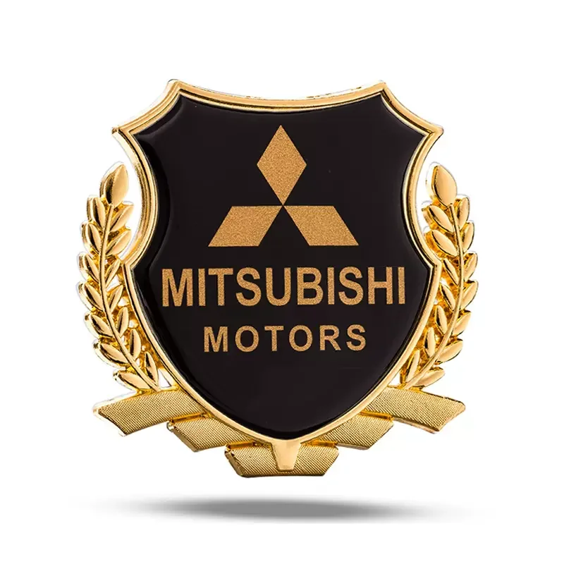 (2 kusy) 3D kovová nálepka na auto